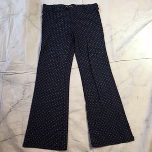 Betabrand print high waist trousers MEDIUM PETITE
